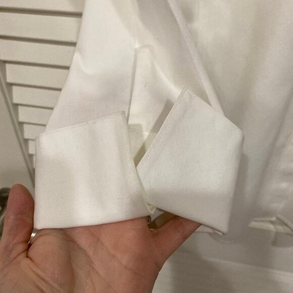 Talbots Classic Crisp White Blouse - Picture 4 of 6